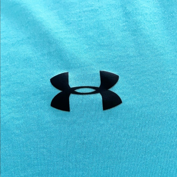 Under Armour T-Shirt Men’s Loose Large Heat Gear Blue Tee - Picture 2 of 5
